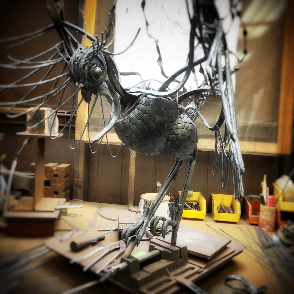 鳳凰を作っておりまして。