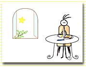 タイトル、スパくん-星便りが届いた日というムービーが開きます。